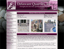 Tablet Screenshot of delawarequarries.com